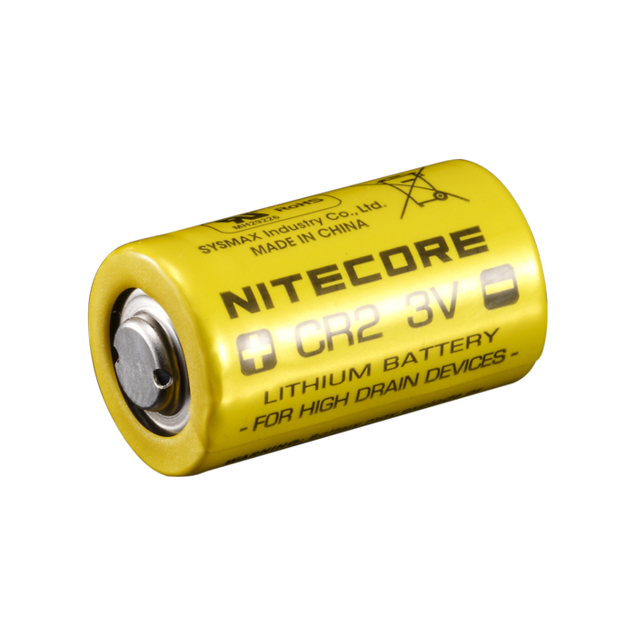 Nitecore CR2 3V Lithium Battery Pair, Buy CR2 batteries online in India