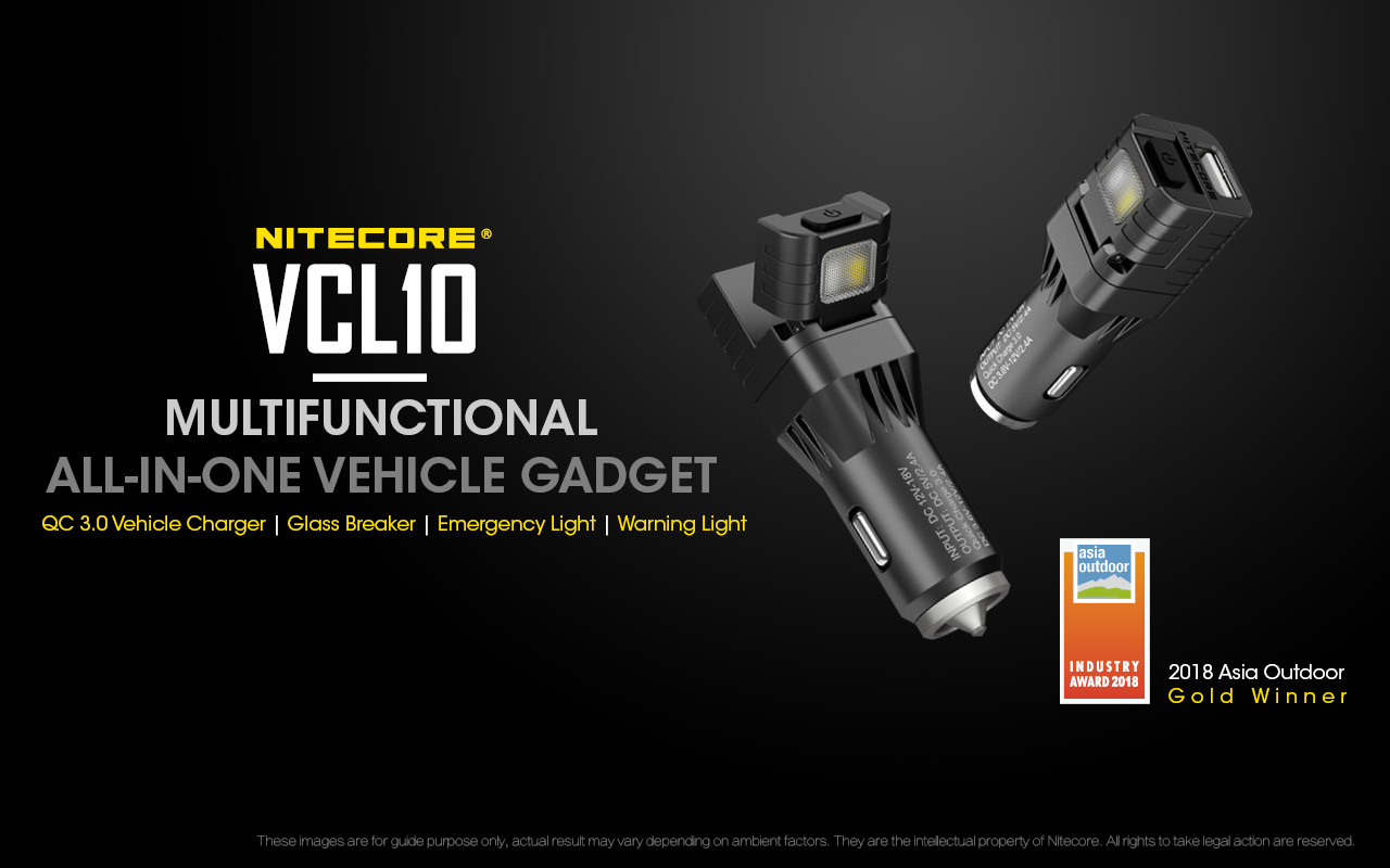 Nitecore VCL10 Vehicle Emergency Light and Charger