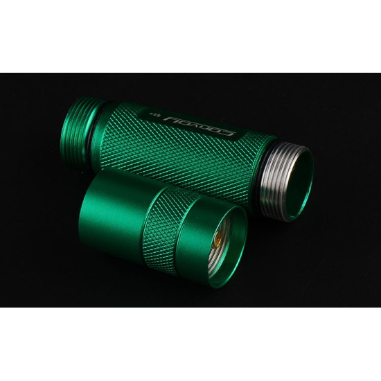 Convoy S2+ Green EDC LED Flashlight, U2 1A, 7135x8, (1100 Lumens, 1x18650) (White Output)