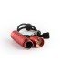 Convoy S2+ Red EDC LED Flashlight, T6 4C, 7135x8, (1000 Lumens, 1x18650) (Warm White Output)