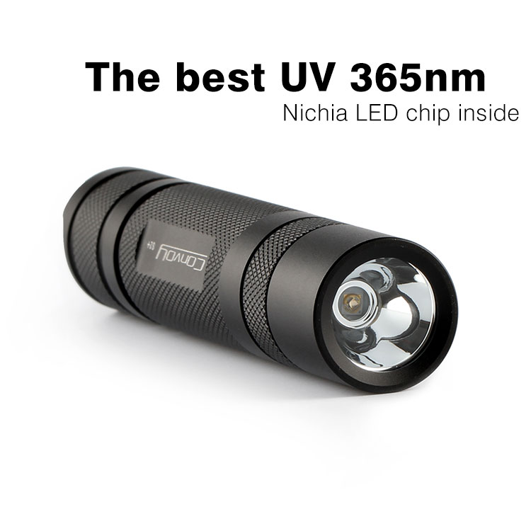 Convoy S2+ UV, EDC Ultraviolet LED Flashlight Convoy Flashlights in