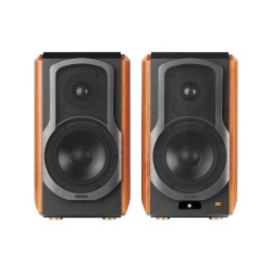 Edifier S1000W Wireless Hi-Fi Bookshelf Speaker - Brown