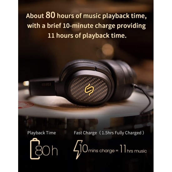 Edifier STAX Spirit S3 Wireless Planar Magnetic Headphone - Black