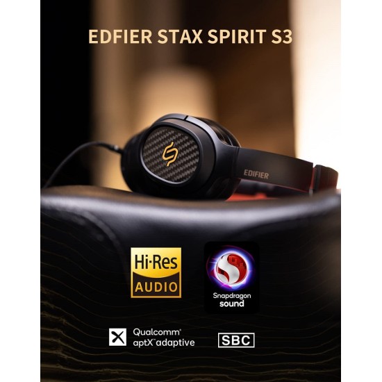 Edifier STAX Spirit S3 Wireless Planar Magnetic Headphone - Black