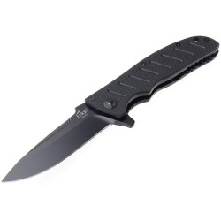 Enlan EL-01B EDC Folding Knife [G10 Handle, Liner Lock, Drop Point, Fine Edge]
