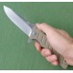 Enlan EL-01KH EDC Folding Knife [G10 Handle, Liner Lock, Drop Point, Fine Edge]