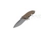 Enlan EL-01KH EDC Folding Knife [G10 Handle, Liner Lock, Drop Point, Fine Edge]