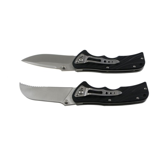 Enlan EL-03D EDC Folding Knife [G10 Handle, Liner Lock, Karambit Point, Serrated Edge]