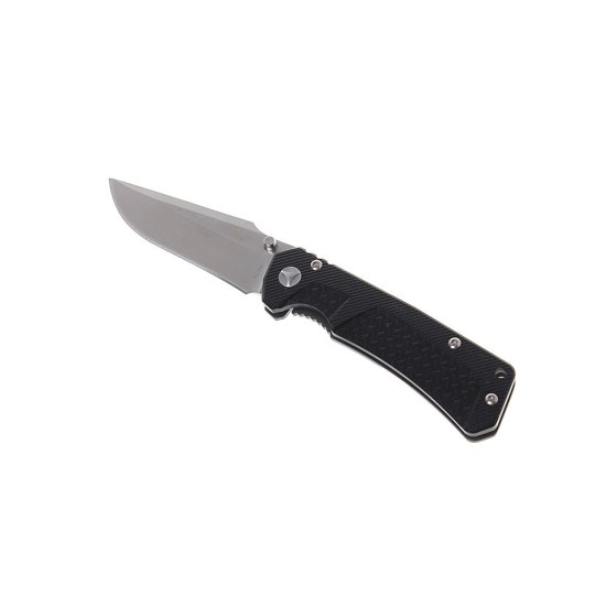 Enlan EL-08 EDC Folding Knife [G10 Handle, Liner Lock, Drop Point, Fine Edge]