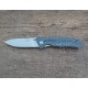 Enlan EL-10 EDC Folding Knife [G10 Handle, Liner Lock, Drop Point, Fine Edge]