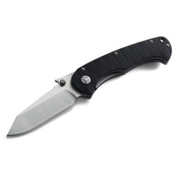 Enlan EL-14 EDC Folding Knife [G10 Handle, Liner Lock, Drop Point, Fine Edge]