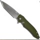 Enlan EW017-2 EDC Folding Knife [G10 Handle, Liner Lock, Drop Point, Fine Edge]