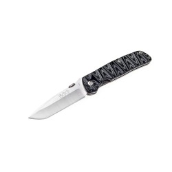 Enlan L01-1 EDC Folding Knife [Micarta Handle, Liner Lock, Drop Point, Fine Edge]
