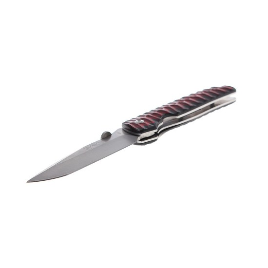 Enlan L01MCT EDC Folding Knife [Micarta Handle, Liner Lock, Drop Point, Fine Edge]