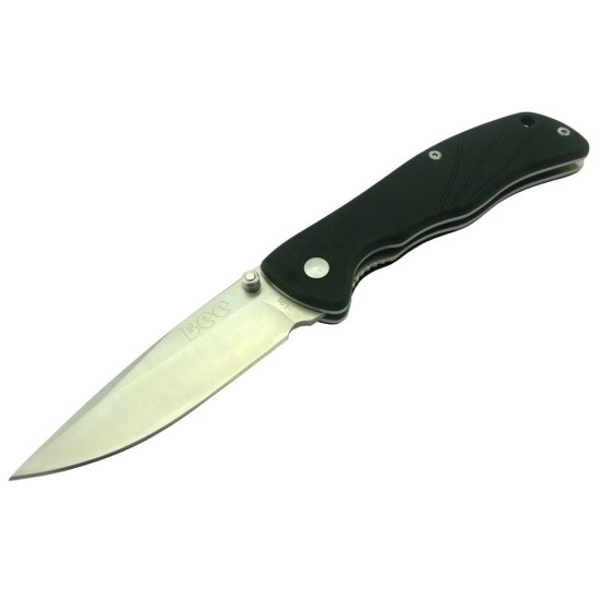 Enlan L05 EDC Folding Knife [G10 Handle, Liner Lock, Drop point, Fine Edge]