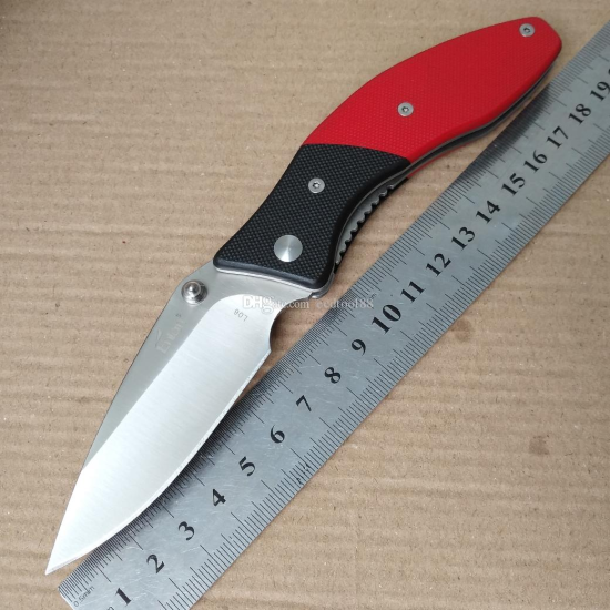 Enlan L06 EDC Folding Knife [G10 Handle, Liner Lock, Drop point, Fine Edge]