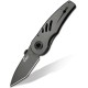 Enlan M01-T1 EDC Folding Knife [Stainless Steel Handle, Frame Lock, Drop point, Fine Edge]