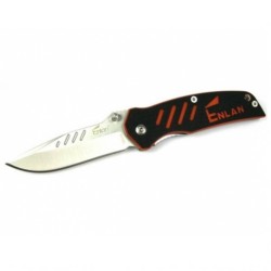 Enlan M012 EDC Folding Knife [G10 Handle, Frame Lock, Drop point, Fine Edge]