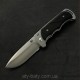 Enlan M015 EDC Folding Knife [G10 Handle, Liner Lock, Drop point, Fine Edge]