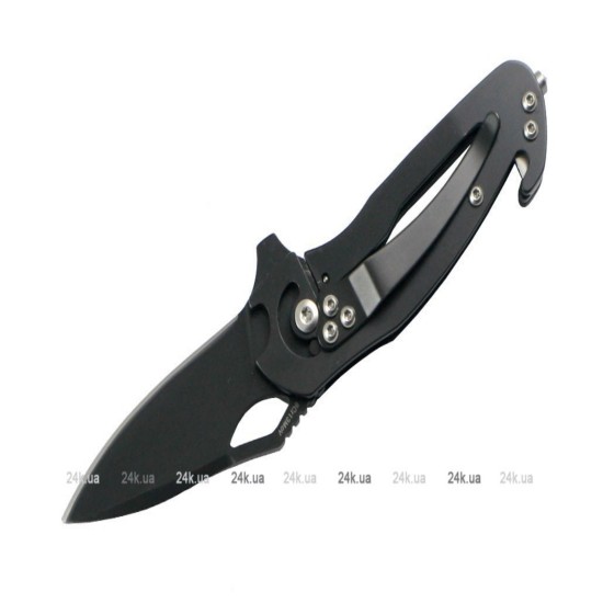 Enlan M016 EDC Folding Knife [Stainless Steel Handle, Frame Lock, Drop point, Fine Edge]