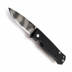 Enlan M018BG EDC Folding Knife [G10 Handle, Liner Lock, Drop point, Fine Edge]