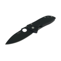 Enlan M020FB EDC Folding Knife [Aluminum Handle, Liner Lock, Drop point, Fine Edge]