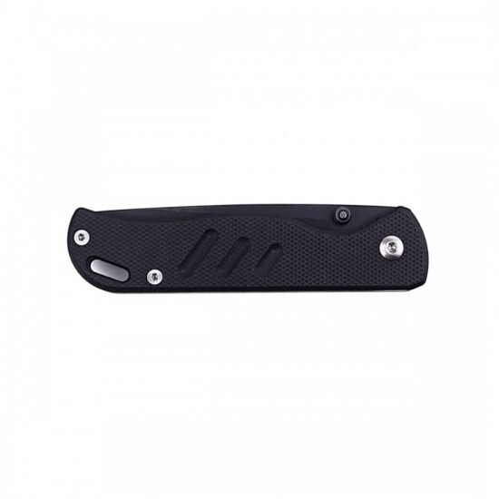 Enlan M021BG EDC Folding Knife [G10 Handle, Liner Lock, Drop point, Fine Edge]