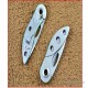 Enlan M04 EDC Folding Knife [Stainless Steel Handle, Frame Lock, Drop point, Fine Edge]