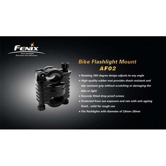 Fenix AF02 Bike Mount  [DISCONTINUED/UPGRADED]