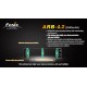 Fenix 18650 2600mAh 3.7V Rechargeable Li-ion Battery Flat Top (ARB-L2) [DISCONTINUED]