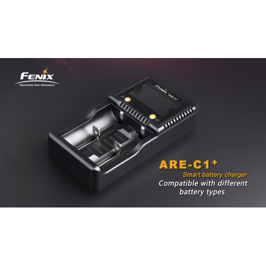 Fenix ARE-C1+ Dual Battery Smart Charger for Li-ion, Ni-MH, Ni-Cd Batteries