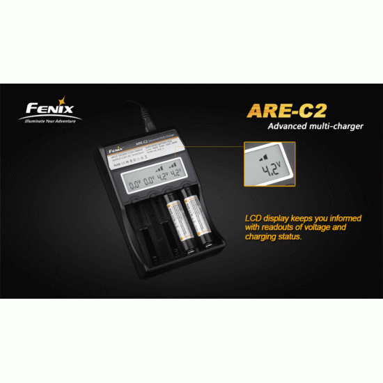 Fenix ARE-C2 Advanced Multi-Charger with LCD