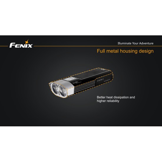 Fenix BC30 Powerful LED Bicycle Light with Dual Beam (1800 Lumens, 2x18650)