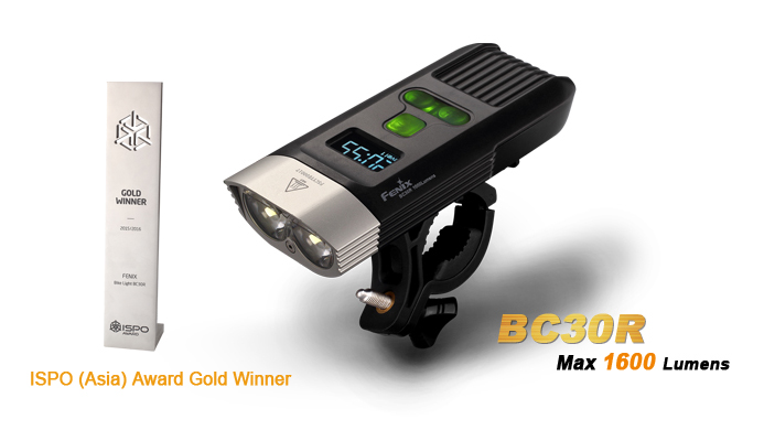 fenix flashlight bc30r rechargeable bike light BC30 V2.0 - 2200 Lumens This model comes with a wireless control switch enabling Bluetooth connectivity Fenix BC30R V2.0 Rechargeable Bike