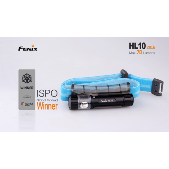 Fenix HL10 Mini Headlamp 2016 (1xAAA, 70 Lumens) with Flood and Throw Output