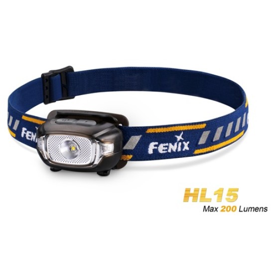 Fenix HL15 Running Headlamp (2xAAA, 200 Lumens) with White and Red Output