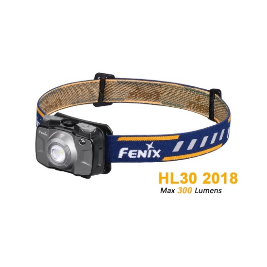 Fenix HL30 LED Headlamp 2018 Edition (300 Lumens, 2xAA)