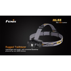 Fenix HL55 LED Headlamp (1x18650 - 900 Lumens)