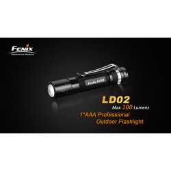 Fenix LD02 LED Flashlight - 1xAAA, 100 Lumens