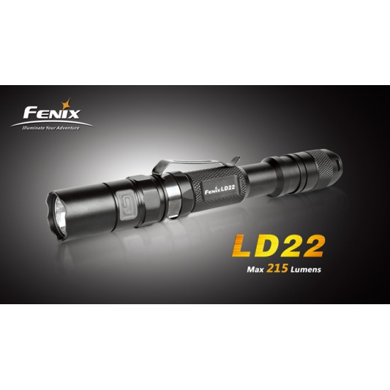 Fenix LD22 G2 R5 LED Flashlight (215 Lumens, 2xAA) [DISCONTINUED]
