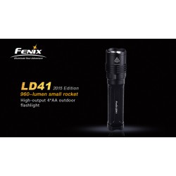 Fenix LD41 AA LED Flashlight - 2015 Edition (960 Lumens, 4xAA)