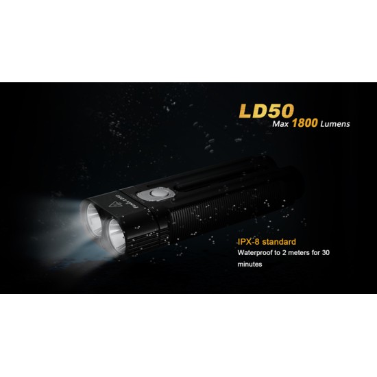 Fenix LD50 LED Flashlight (1800 Lumens) [DISCONTINUED]
