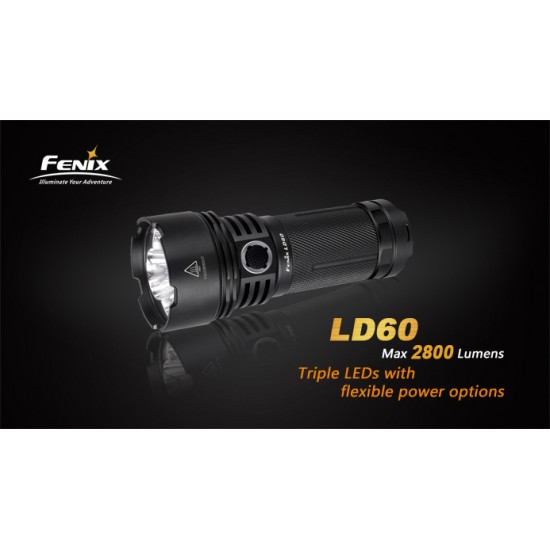 Fenix LD60 LED Flashlight (2800 Lumens)  [DISCONTINUED]