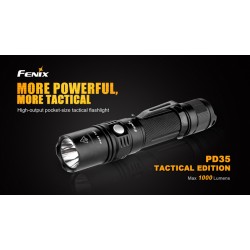 Fenix PD35 TAC LED Flashlight - Updated Version (1000 Lumens)