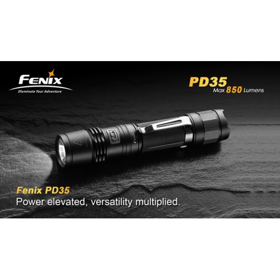 Fenix PD35 18650 Flashlight (850 Lumens)  [DISCONTINUED/UPGRADED]