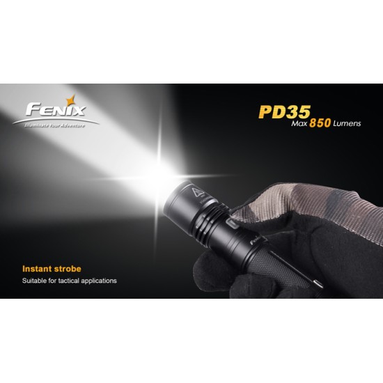 Fenix PD35 18650 Flashlight (850 Lumens)  [DISCONTINUED/UPGRADED]