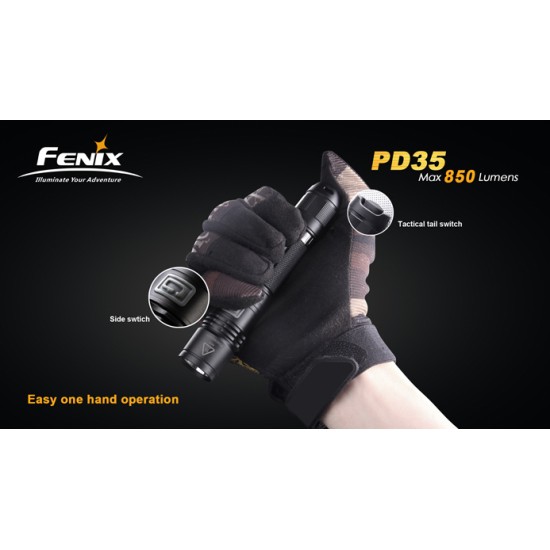 Fenix PD35 18650 Flashlight (850 Lumens)  [DISCONTINUED/UPGRADED]