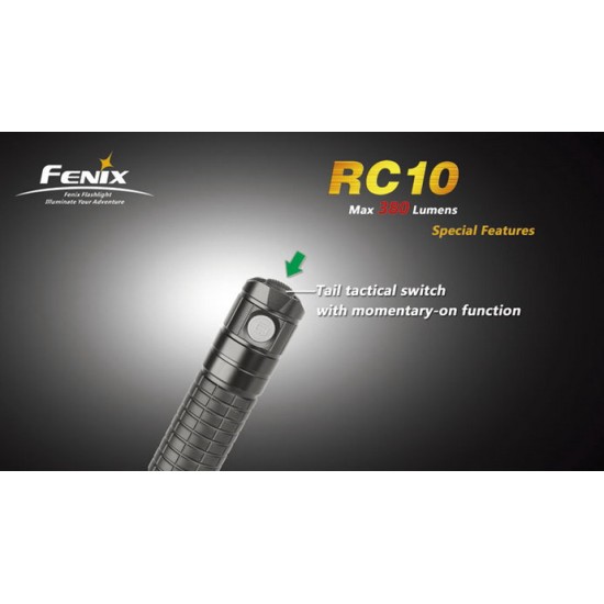 Fenix RC10 Rechargeable Flashlight, 380 Lumens [DISCONTINUED & UPGRADED]