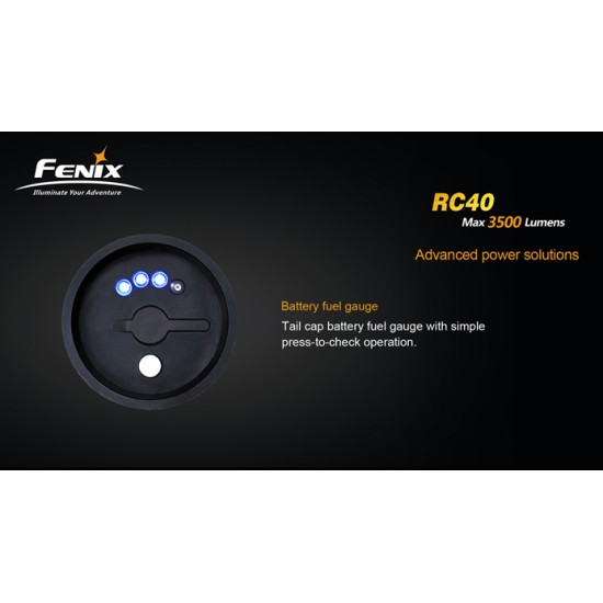 Fenix RC40 Rechargeable High Power Search Light, 3500 Lumnes [DISCONTINUED/UPGRADED]