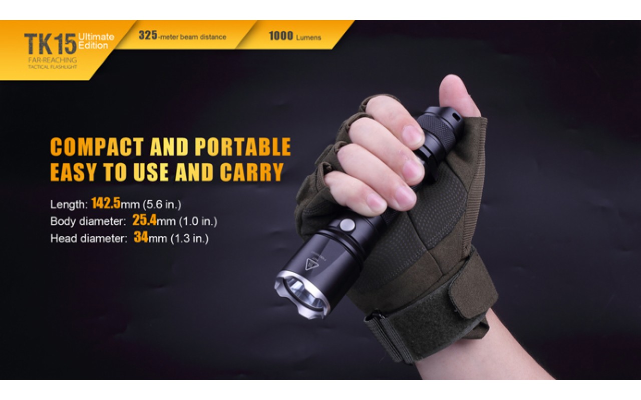 Fenix TK15 UE (Ultimate Edition) Tactical LED Flashlight Fenix TK15